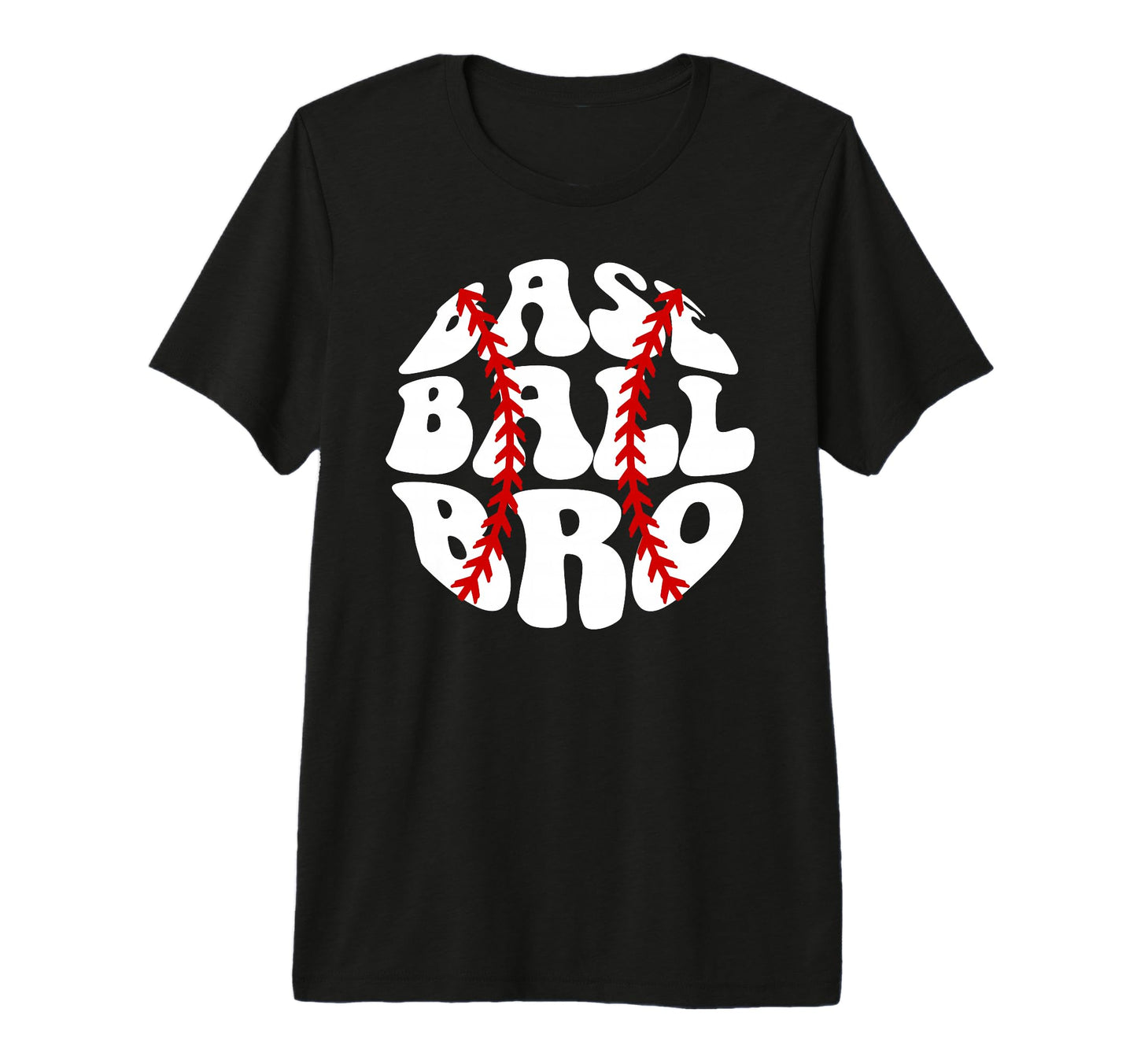 Baseball Bro Groovy Baseball Brother T-Shirt - Novelty Apparel for Adults - T-Shirt, Sweatshirt, Hoodie