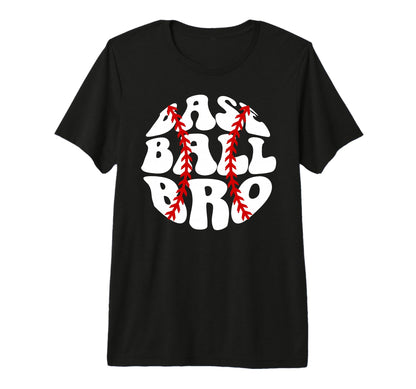Baseball Bro Groovy Baseball Brother T-Shirt - Novelty Apparel for Adults - T-Shirt, Sweatshirt, Hoodie