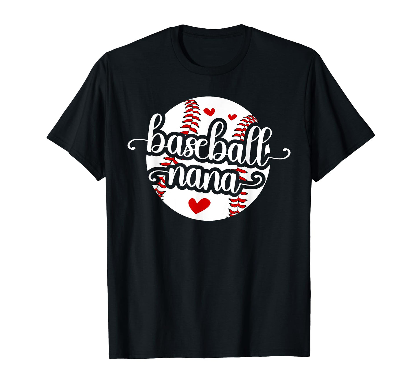 Baseball Nana Grandma Best Nana Baseball T-Shirt - Unique Graphic Unisex - T-Shirt, Sweatshirt, Hoodie