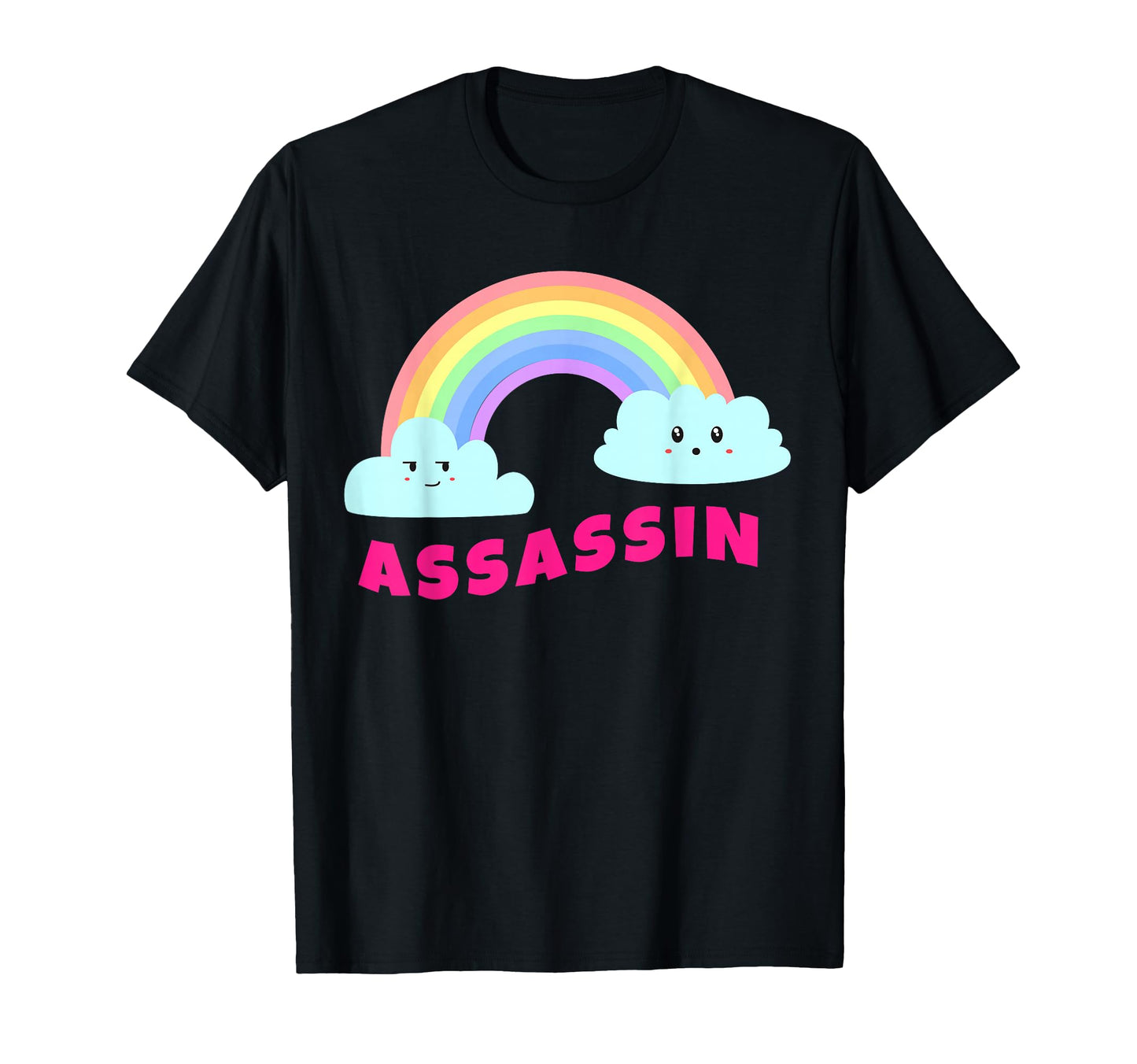 Assassin Sarcastic Rainbow Funny T-Shirt - Graphic Print for Adults - T-Shirt, Sweatshirt, Hoodie