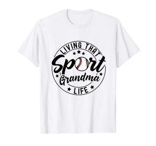 Living That Sport Grandma Life T-Shirt - Minimalist Print Men Women - T-Shirt, Sweatshirt, Hoodie