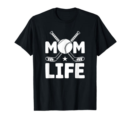 Mommy Family Fan Proud Ice Hockey And T-Shirt - Graphic Print Unisex - T-Shirt, Sweatshirt, Hoodie