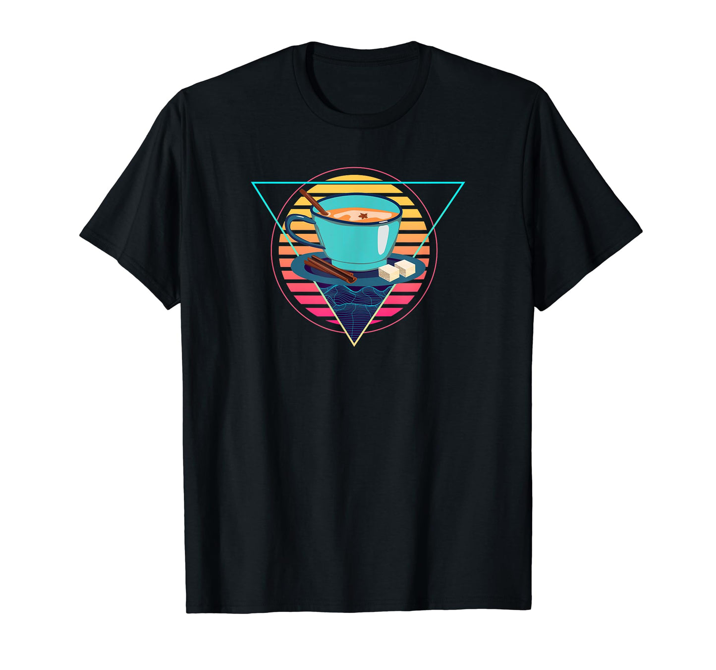 Chai Futuristic Synthwave Vaporwave T-Shirt - Minimalist Print for Adults - T-Shirt, Sweatshirt, Hoodie