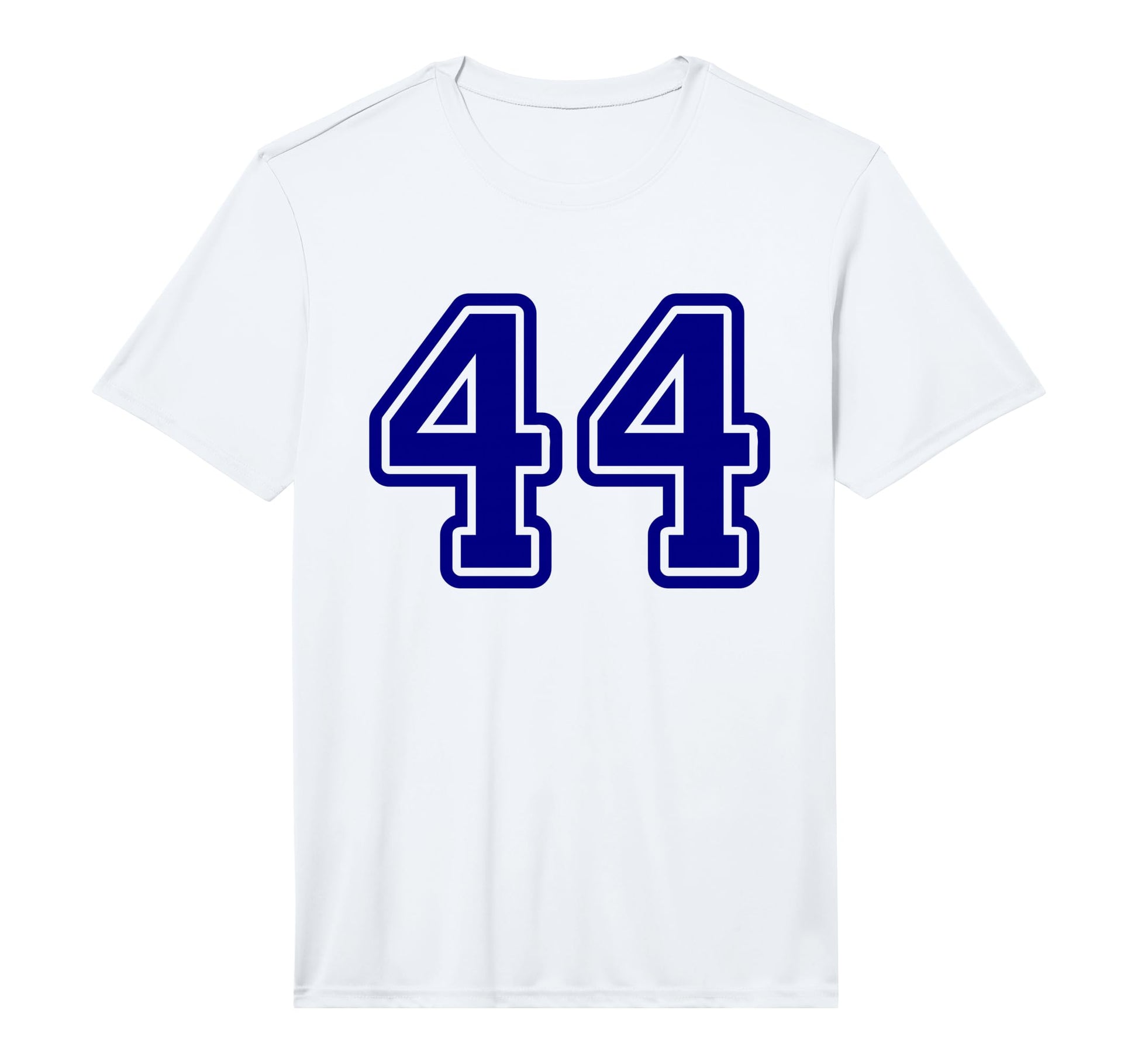Blue Sports Team Number 44 Performance T-Shirt - Aesthetic Graphic Unisex - T-Shirt, Sweatshirt, Hoodie