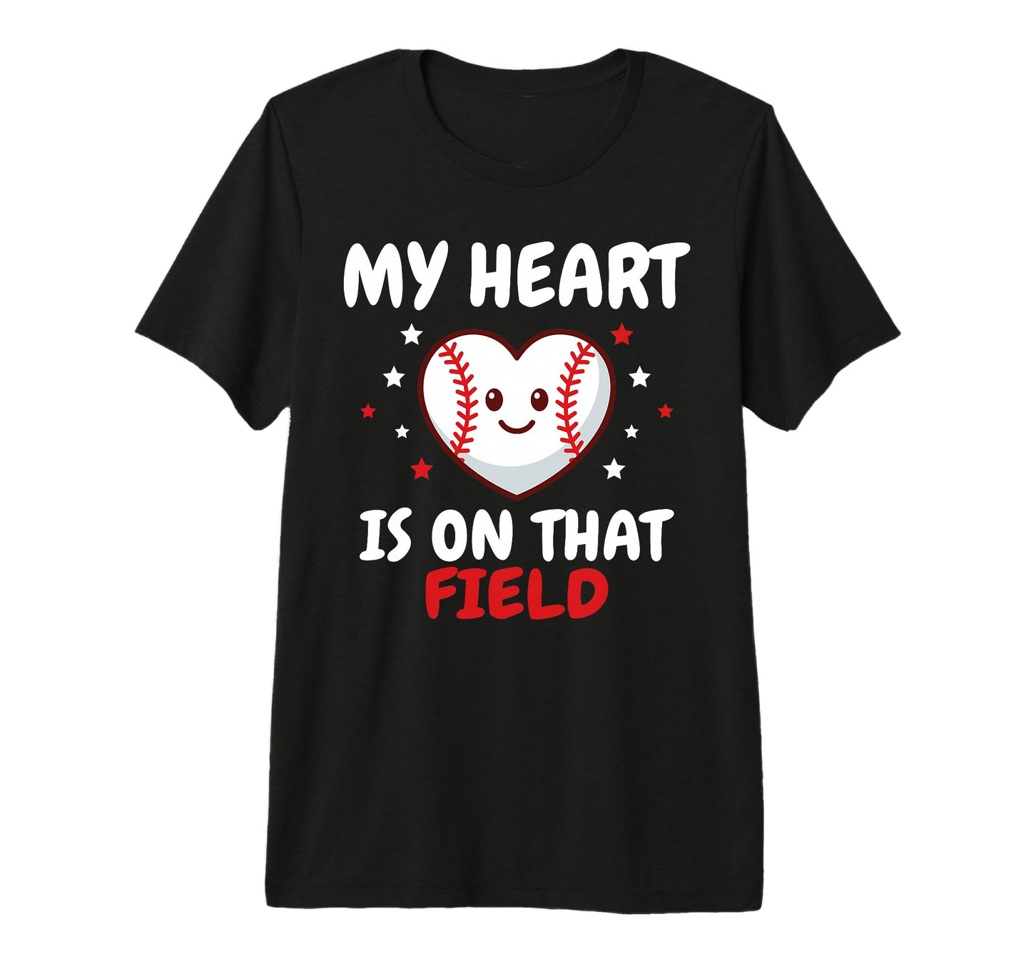 My Heart Is That Field Kawaii Heart T-Shirt - Aesthetic Graphic Men Women - T-Shirt, Sweatshirt, Hoodie