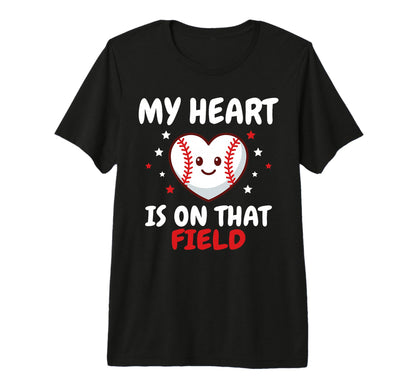 My Heart Is That Field Kawaii Heart T-Shirt - Aesthetic Graphic Men Women - T-Shirt, Sweatshirt, Hoodie