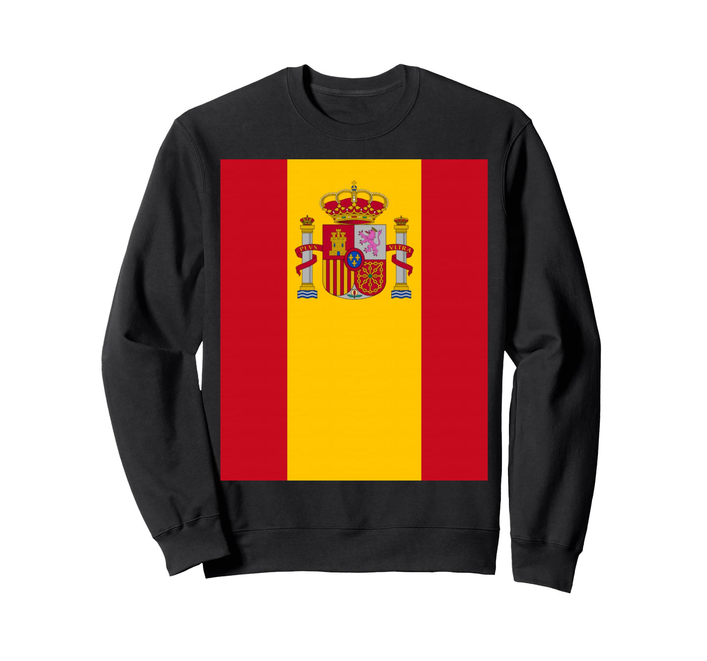 Pride Spain Country Flag Sweatshirt - Casual Everyday Wear for Adults - T-Shirt, Sweatshirt, Hoodie