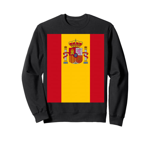 Pride Spain Country Flag Sweatshirt - Casual Everyday Wear for Adults - T-Shirt, Sweatshirt, Hoodie