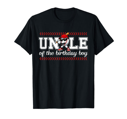 Uncle Birthday Baseball Sport T-Shirt - Aesthetic Graphic for Adults - T-Shirt, Sweatshirt, Hoodie