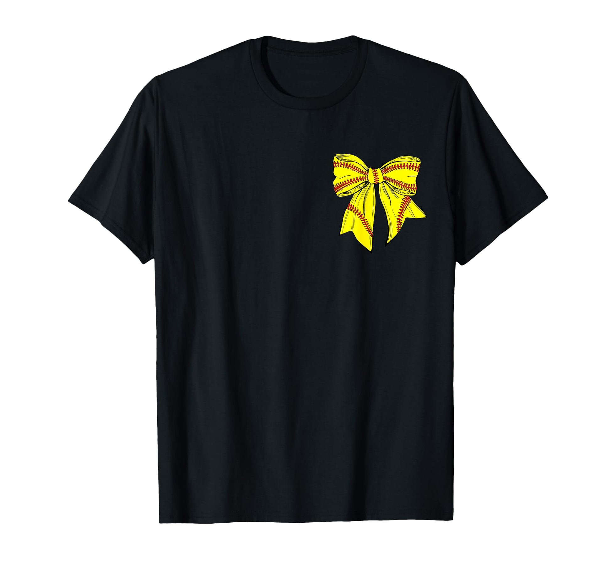 Softball Teen Bow Coquette Sports Mom T-Shirt - Trendy Graphic for Adults - T-Shirt, Sweatshirt, Hoodie