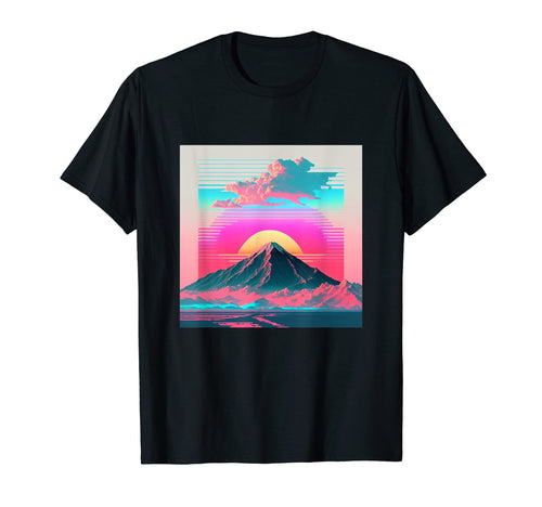 Vaperwave Aesthetic Glitch Retrowave T-Shirt - Minimalist Print for Adults - T-Shirt, Sweatshirt, Hoodie