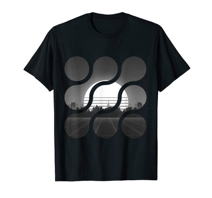 Vaporwave Aesthetic Sunset City T-Shirt - Novelty Apparel Men Women - T-Shirt, Sweatshirt, Hoodie