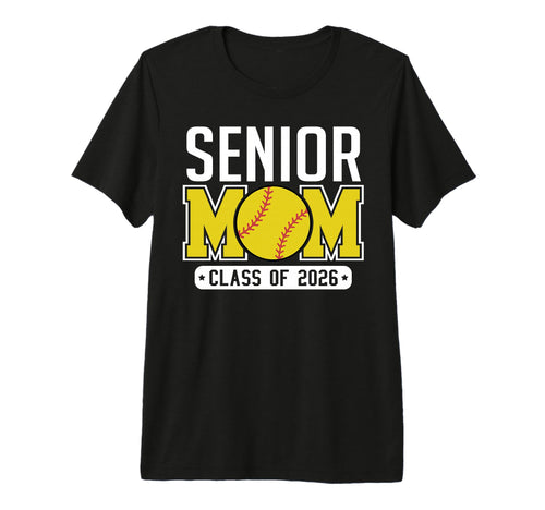 Senior Mom Class 2026 Baseball Mom T-Shirt - Unique Graphic Unisex - T-Shirt, Sweatshirt, Hoodie