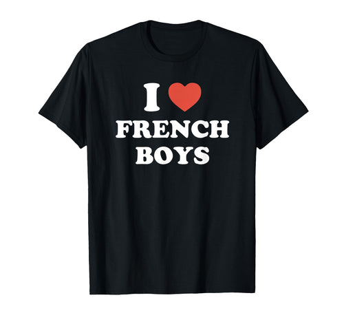 I Love French Y2K Valentine Aesthetic T-Shirt - Novelty Apparel for Adults - T-Shirt, Sweatshirt, Hoodie