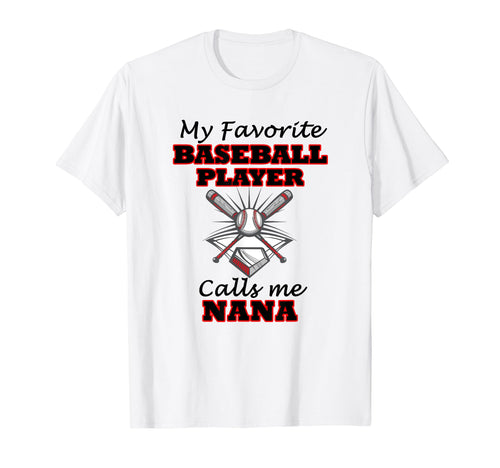 My Favorite Baseball Player Calls T-Shirt - Casual Everyday Wear Men Women - T-Shirt, Sweatshirt, Hoodie