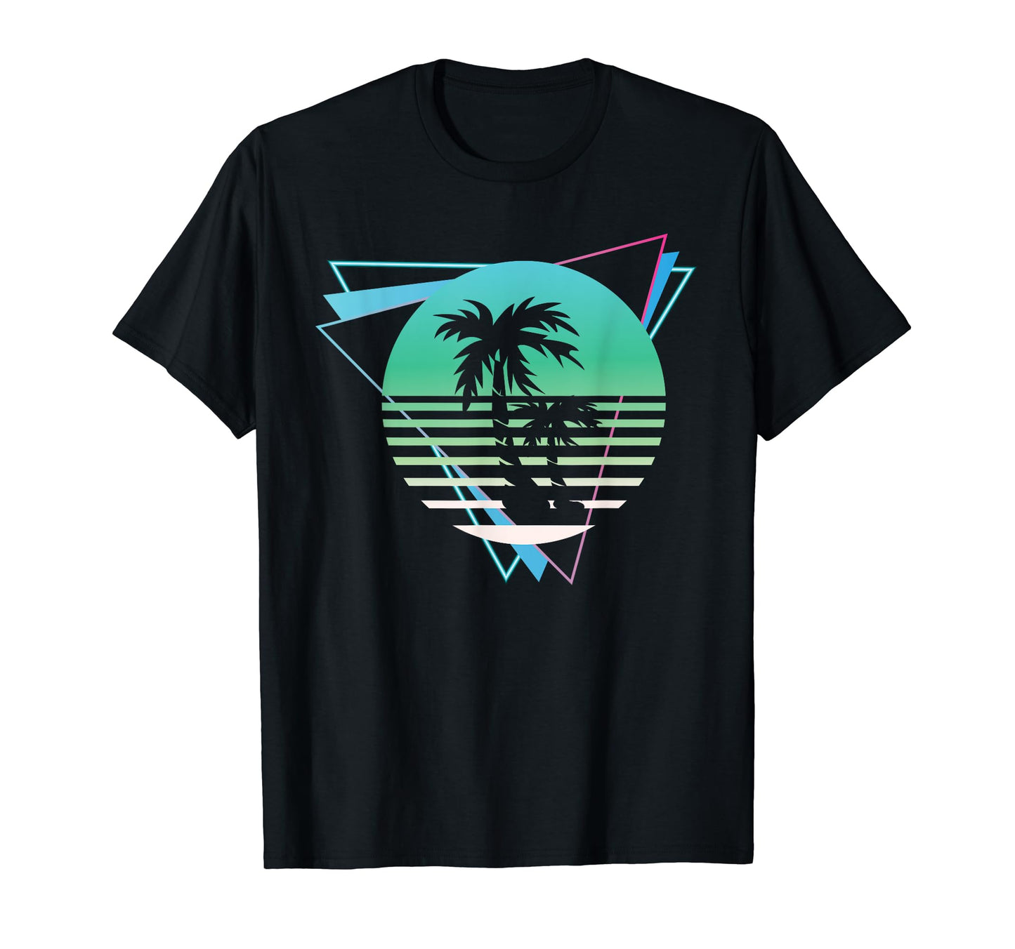 Palm Tree Vaporwave Aesthetic T-Shirt - Streetwear Style for Adults - T-Shirt, Sweatshirt, Hoodie
