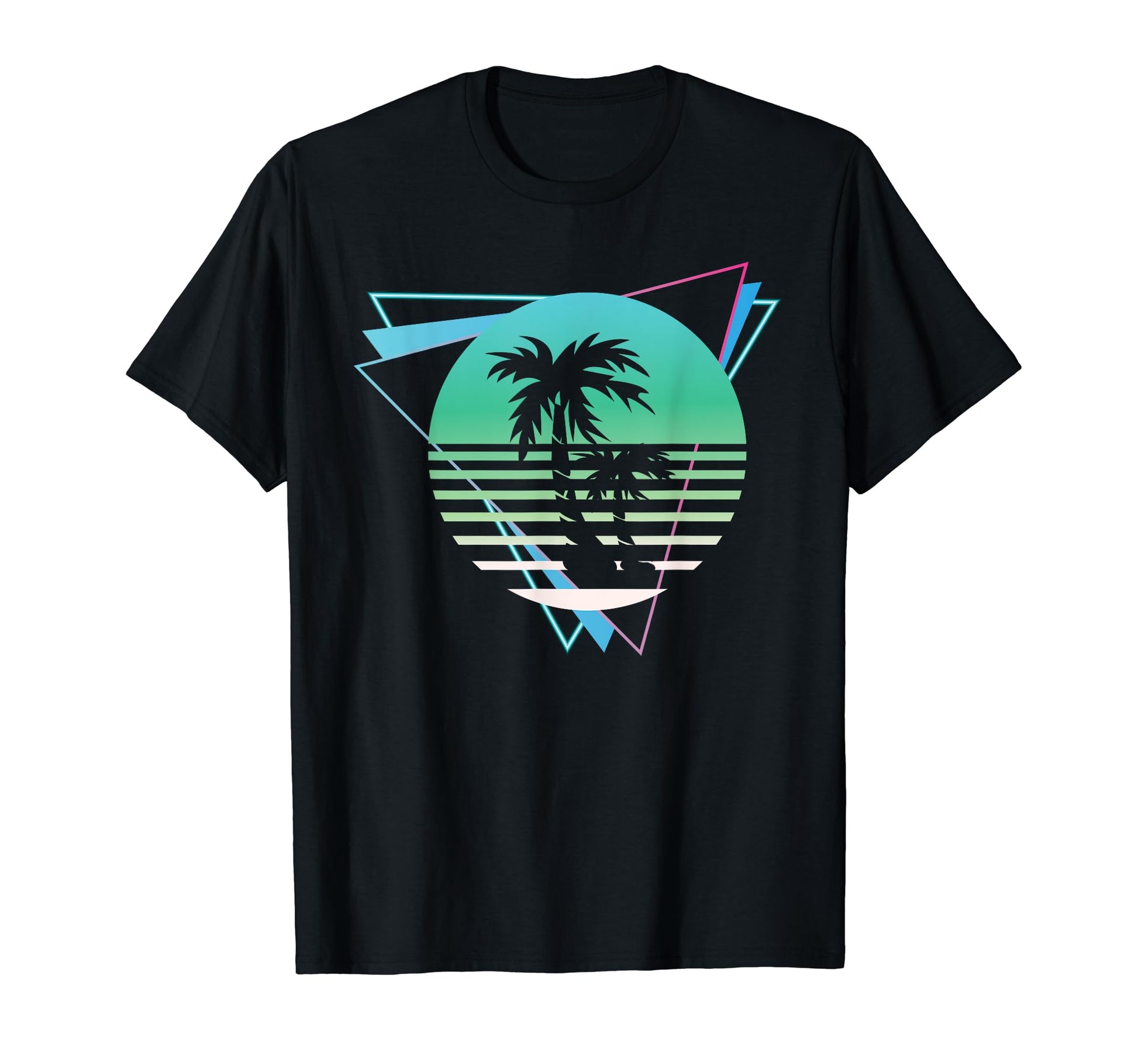 Palm Tree Vaporwave Aesthetic T-Shirt - Streetwear Style for Adults - T-Shirt, Sweatshirt, Hoodie