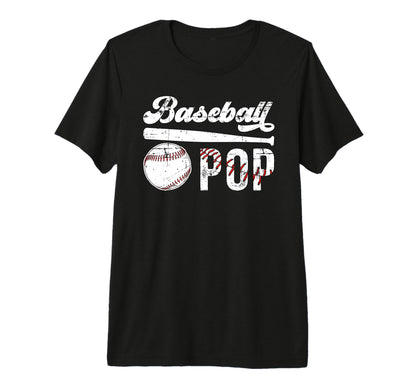 Mens Baseball Pop Grandpa Pop Baseball T-Shirt - Trendy Graphic Men Women - T-Shirt, Sweatshirt, Hoodie