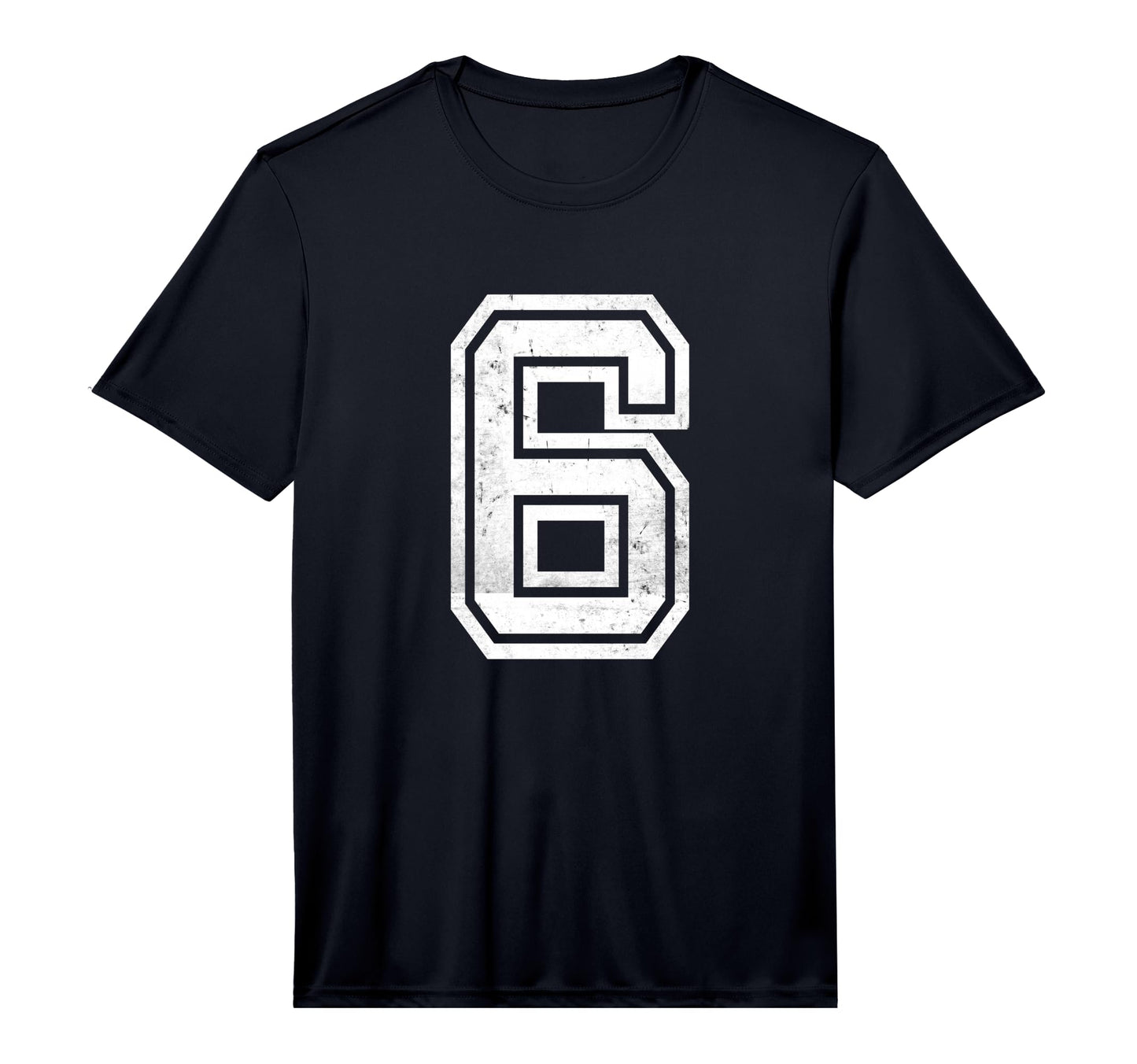 White Distressed Sports Team Number T-Shirt - Streetwear Style for Adults - T-Shirt, Sweatshirt, Hoodie