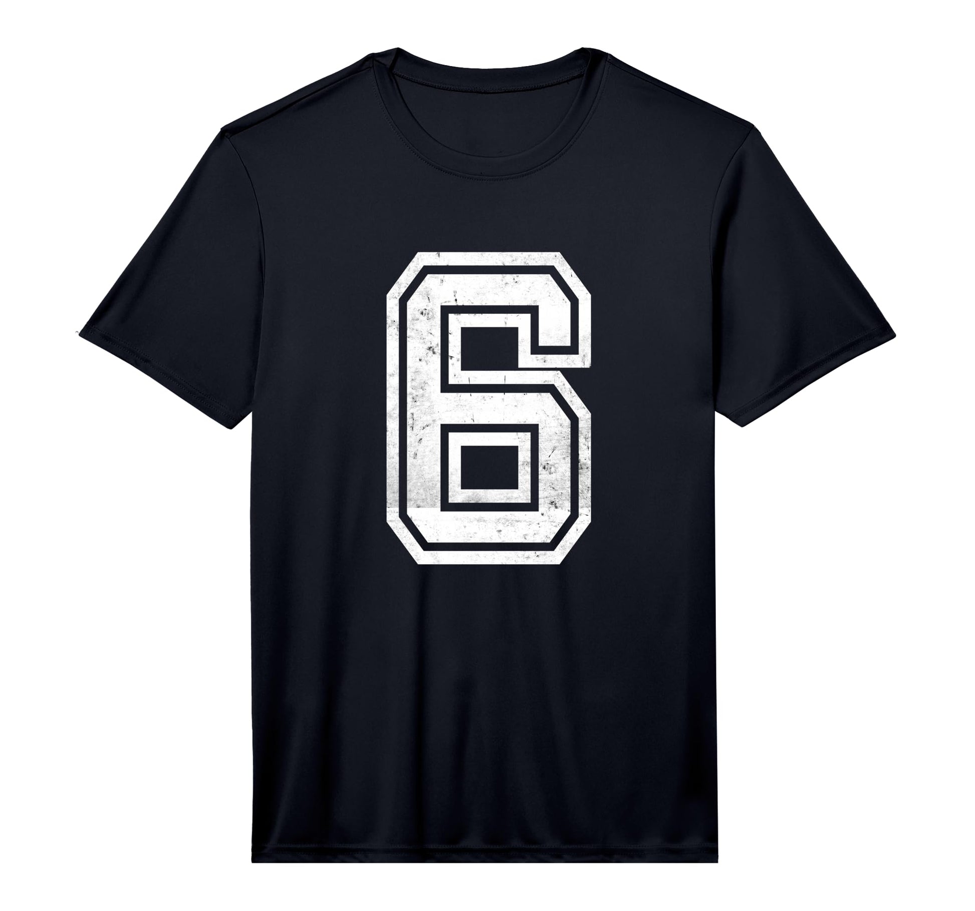 White Distressed Sports Team Number T-Shirt - Streetwear Style for Adults - T-Shirt, Sweatshirt, Hoodie