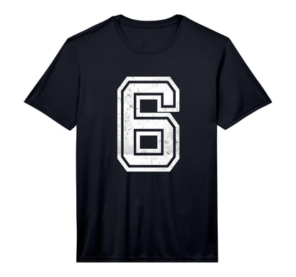 White Distressed Sports Team Number T-Shirt - Streetwear Style for Adults - T-Shirt, Sweatshirt, Hoodie