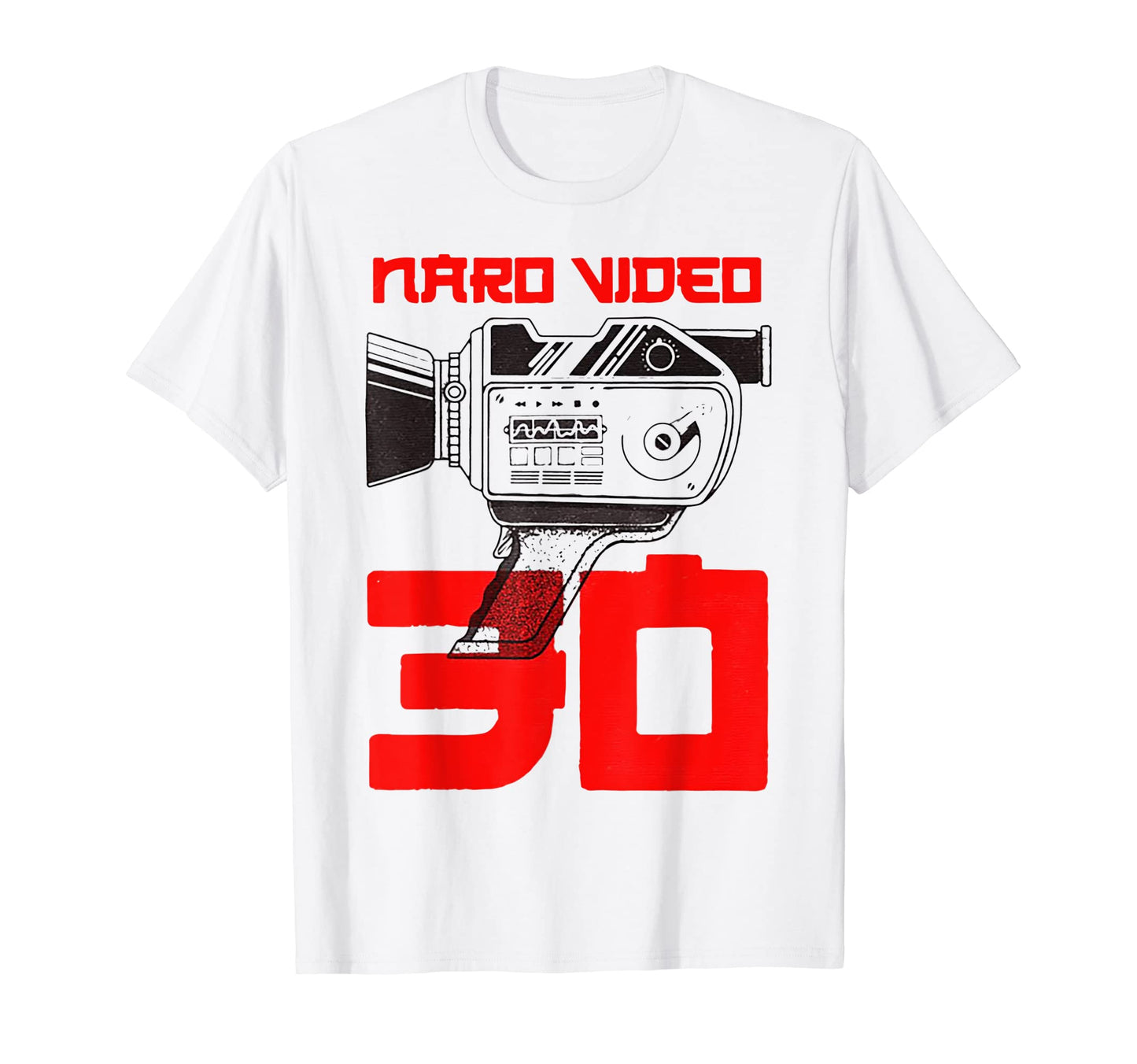Naro Video Since 1989 Camera T-Shirt - Fun Novelty Design for Adults - T-Shirt, Sweatshirt, Hoodie