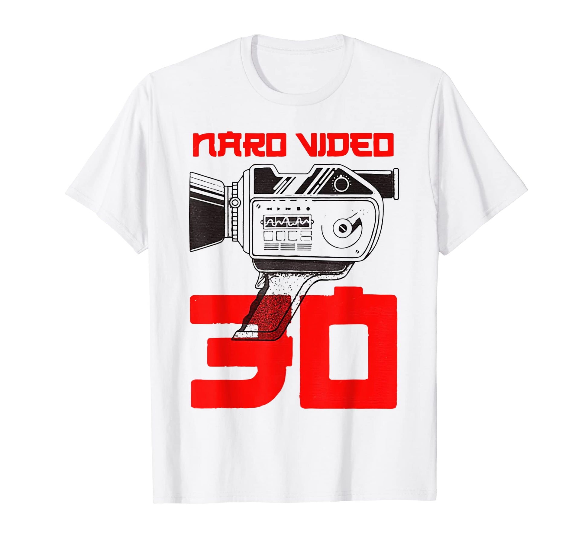 Naro Video Since 1989 Camera T-Shirt - Fun Novelty Design for Adults - T-Shirt, Sweatshirt, Hoodie