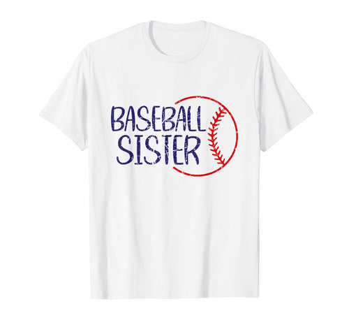Baseball Sister Funny Sporty T-Shirt - Custom Art Print Men Women - T-Shirt, Sweatshirt, Hoodie