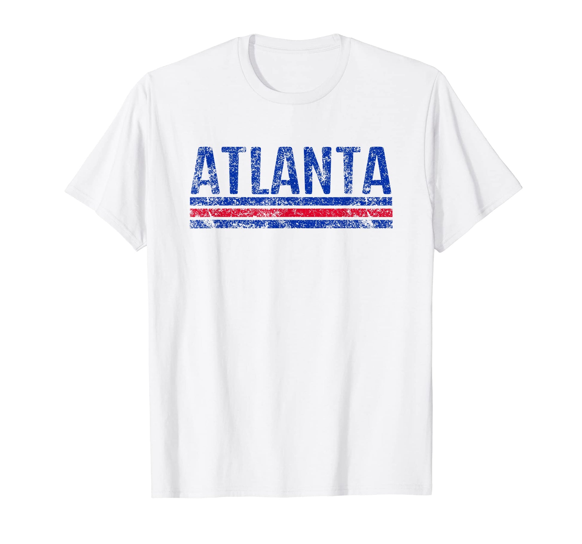 Atlanta Georgia Weathered Stripe T-Shirt - Minimalist Print Unisex - T-Shirt, Sweatshirt, Hoodie