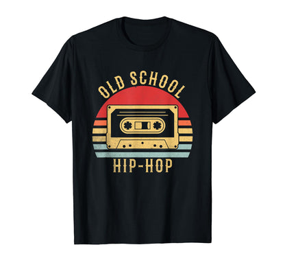 Old School Hip Hop Vibes Music T-Shirt - Graphic Print Unisex - T-Shirt, Sweatshirt, Hoodie