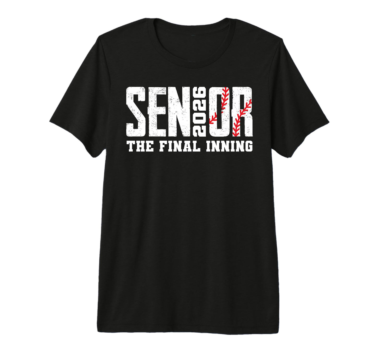 Baseball Senior 2026 Final Inning T-Shirt - Fun Novelty Design for Adults - T-Shirt, Sweatshirt, Hoodie