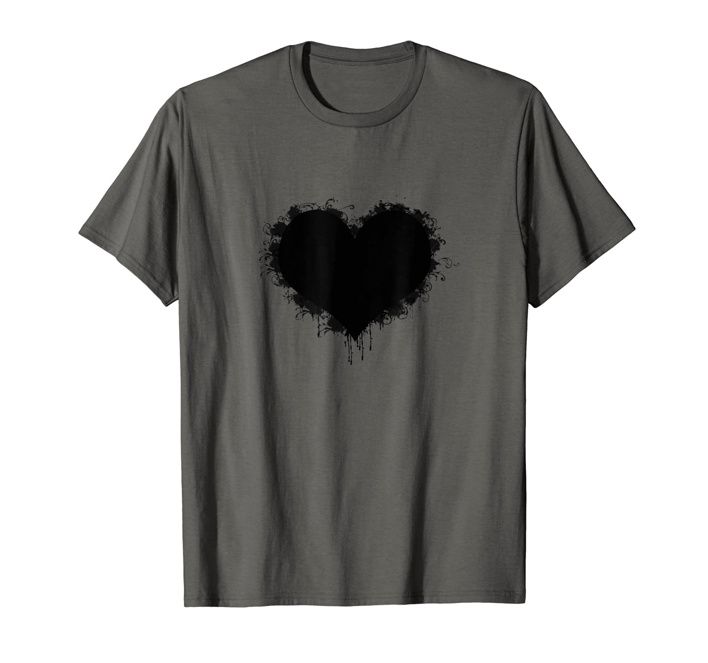 Trendy Ink Splash Heart K Pop 90S Rock T-Shirt - Fun Novelty Design Unisex - T-Shirt, Sweatshirt, Hoodie