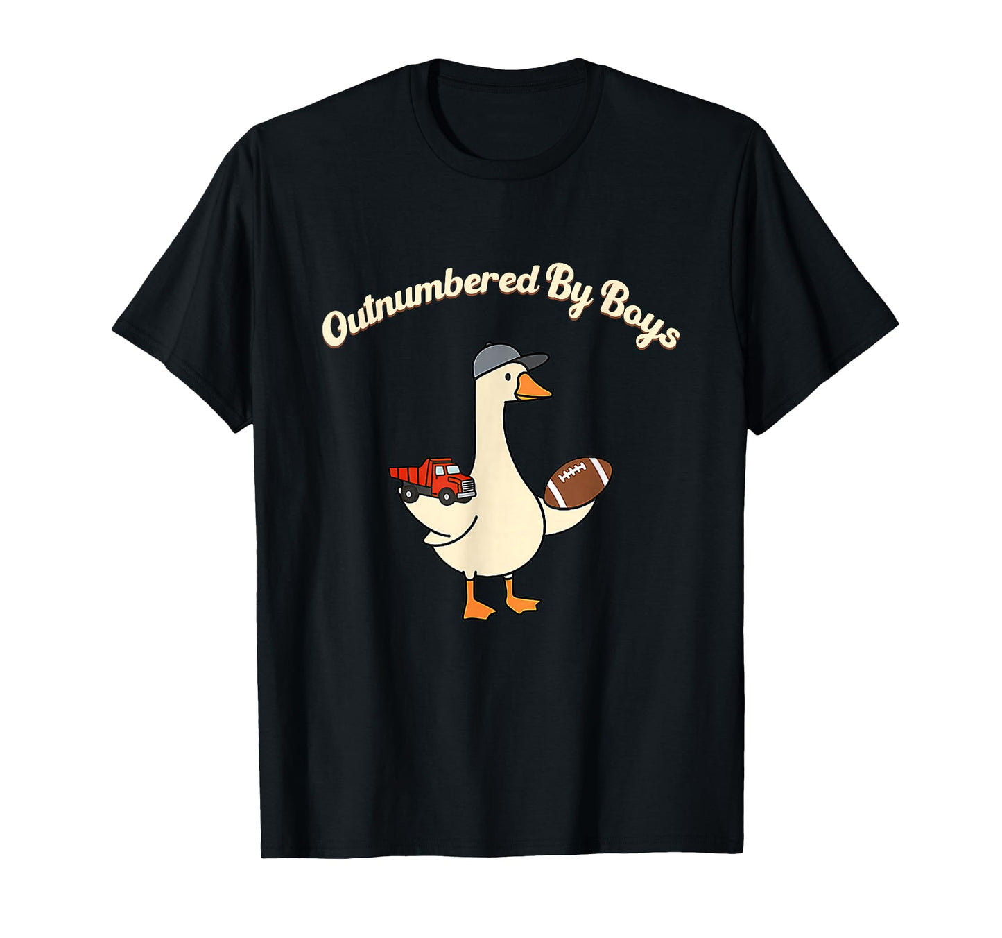 Outnumbered Funny Mom Goose Family T-Shirt - Casual Everyday Wear Unisex - T-Shirt, Sweatshirt, Hoodie