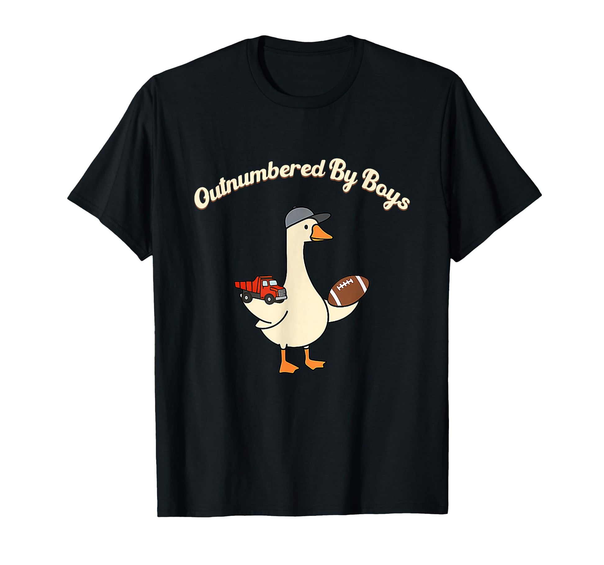 Outnumbered Funny Mom Goose Family T-Shirt - Casual Everyday Wear Unisex - T-Shirt, Sweatshirt, Hoodie