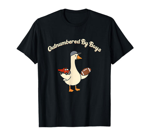 Outnumbered Funny Mom Goose Family T-Shirt - Casual Everyday Wear Unisex - T-Shirt, Sweatshirt, Hoodie