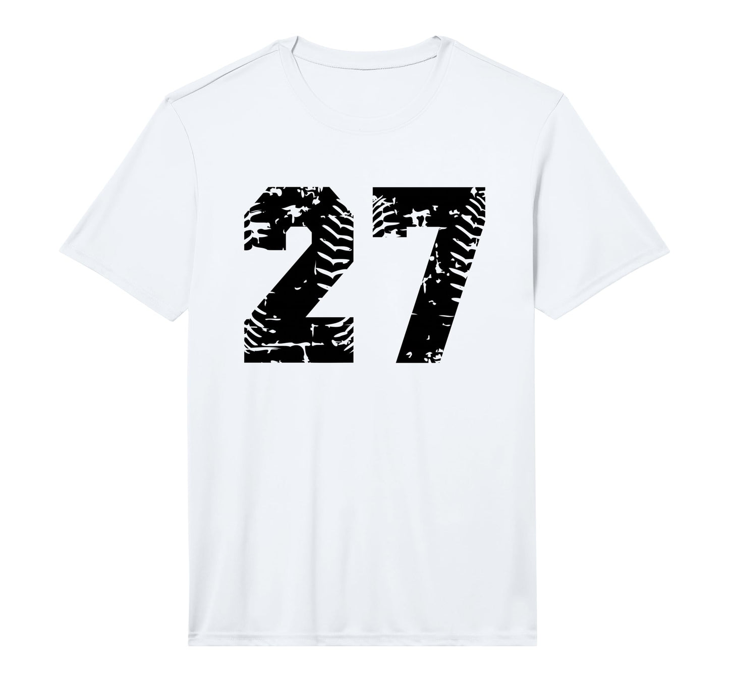 Number 27 Softball Baseball Black T-Shirt - Casual Everyday Wear Unisex - T-Shirt, Sweatshirt, Hoodie
