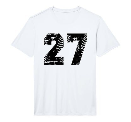 Number 27 Softball Baseball Black T-Shirt - Casual Everyday Wear Unisex - T-Shirt, Sweatshirt, Hoodie