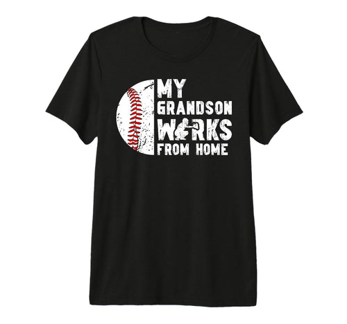 My Grandson Baseball Catcher Nana Baseball T-Shirt - Unique Graphic Unisex - T-Shirt, Sweatshirt, Hoodie