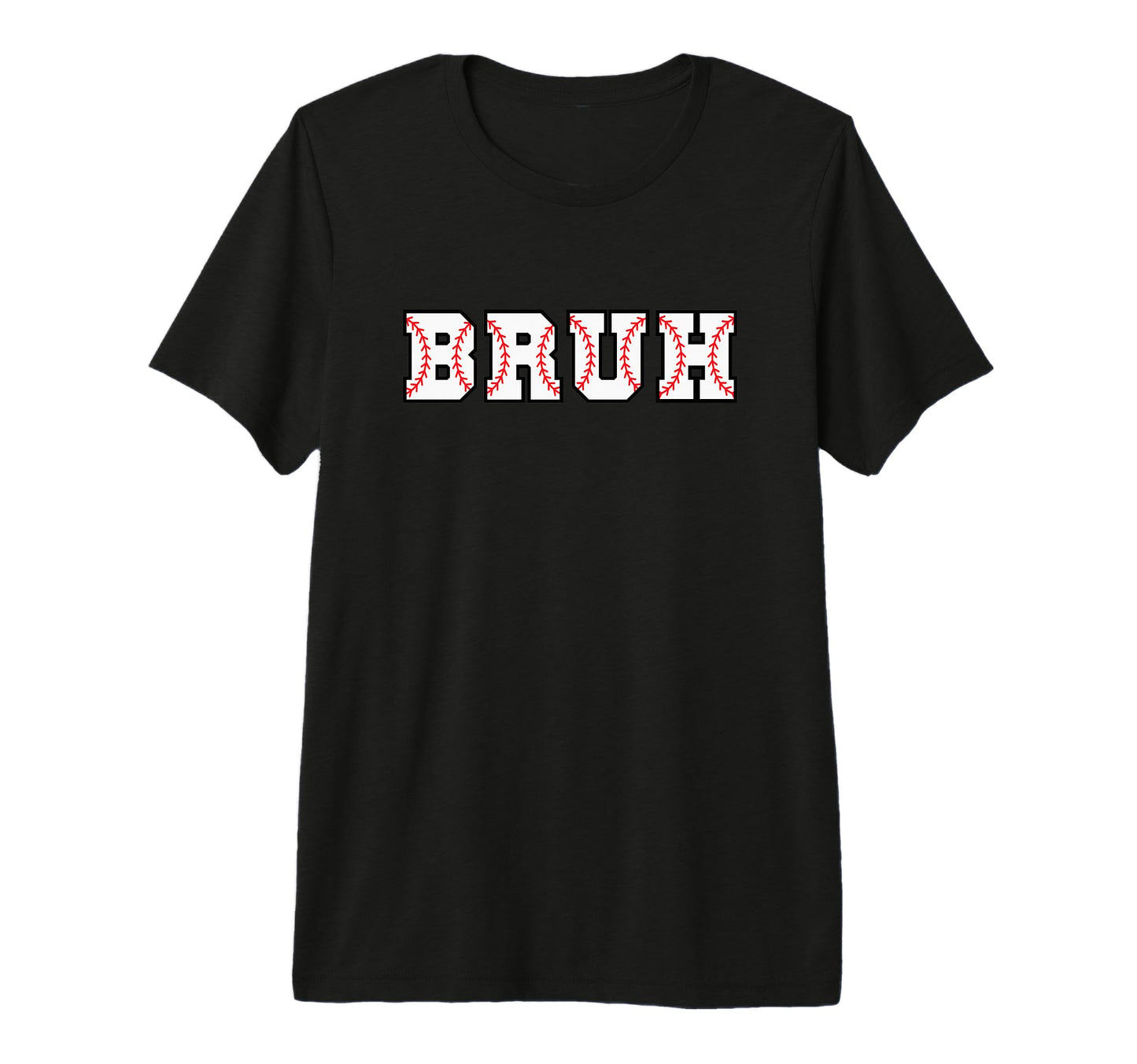 Bruh Meme Funny Baseball Lover T-Shirt - Minimalist Print Men Women - T-Shirt, Sweatshirt, Hoodie