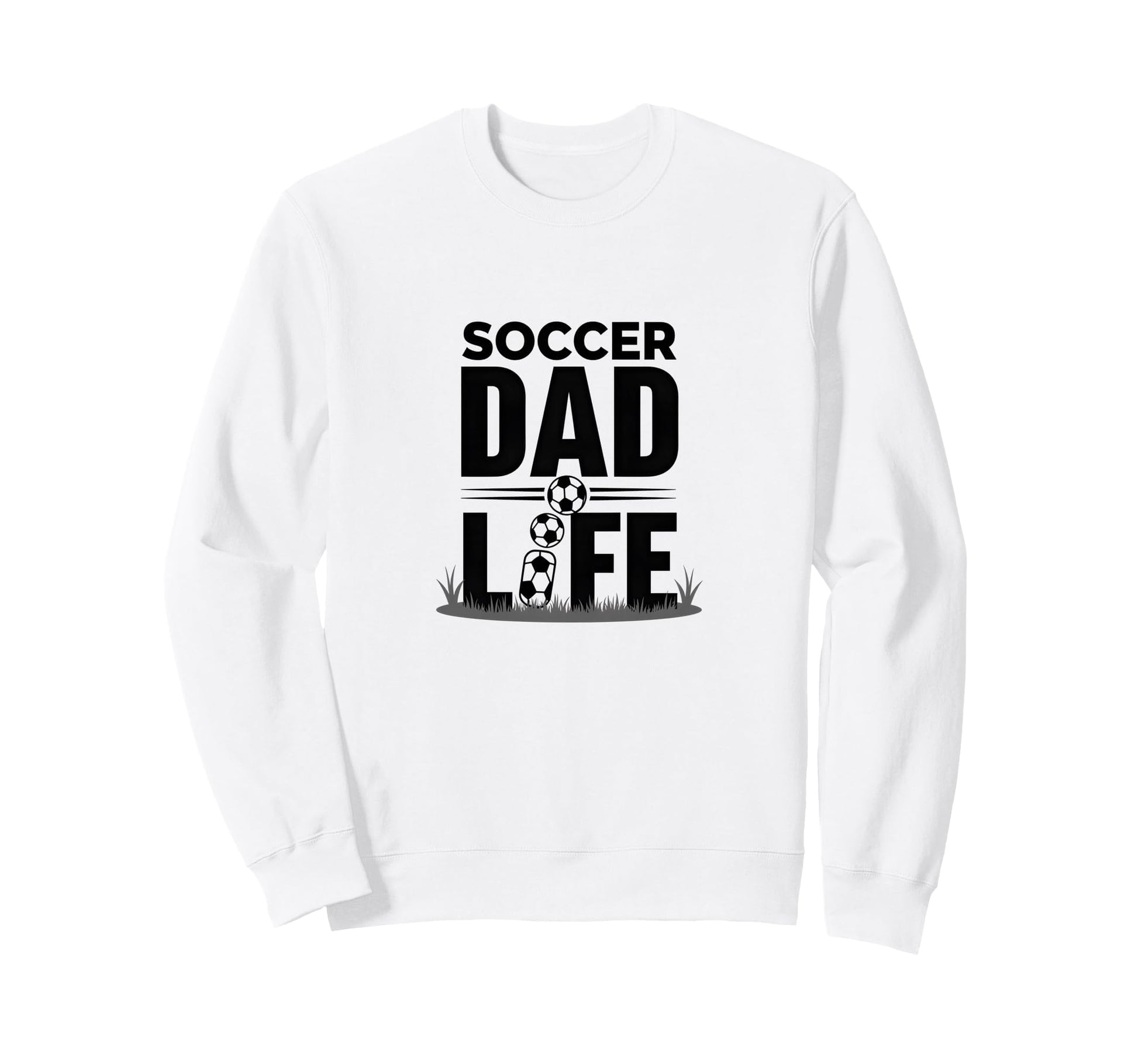 Soccer Dad Life Proud Sideline Sweatshirt - Minimalist Print Unisex - T-Shirt, Sweatshirt, Hoodie