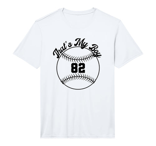 Thats My Baseball Number 82 Performance T-Shirt - Graphic Print Men Women - T-Shirt, Sweatshirt, Hoodie