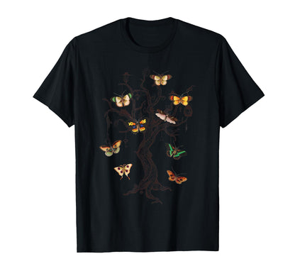 Moth Butterfly Fairycore Aesthetic T-Shirt - Fun Novelty Design Men Women - T-Shirt, Sweatshirt, Hoodie