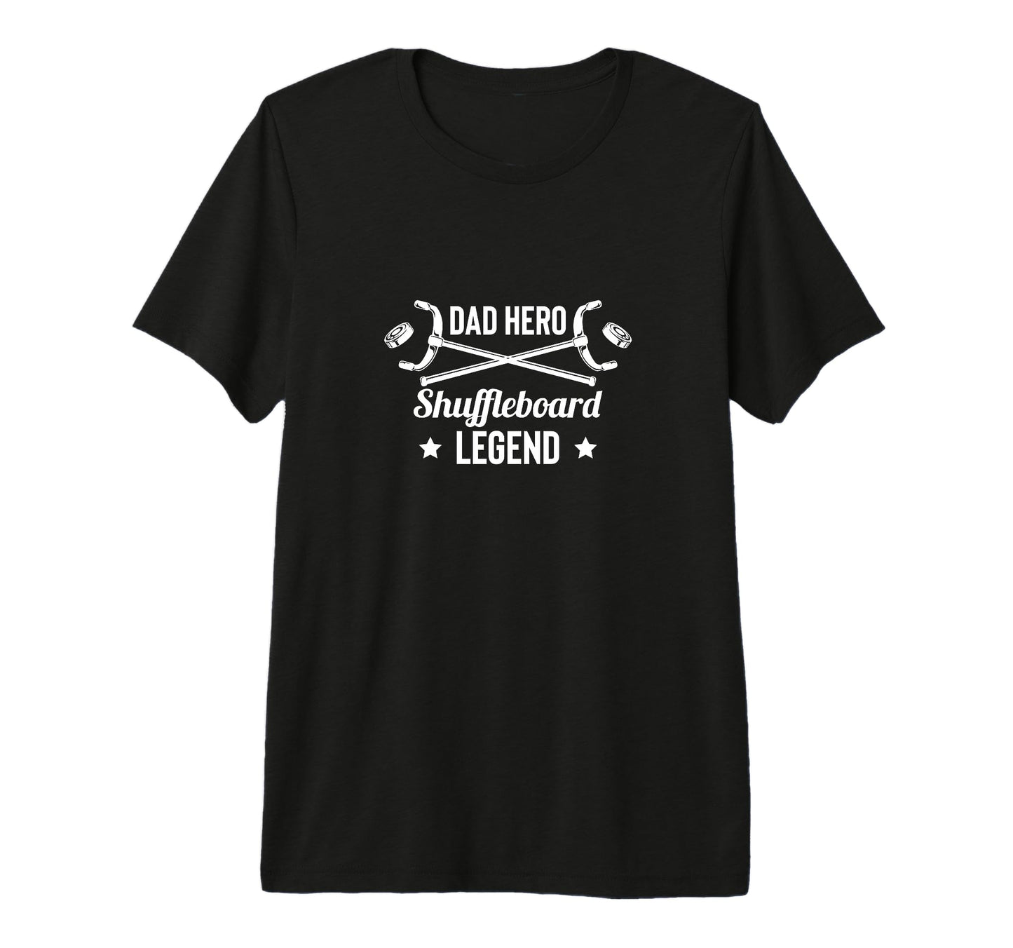 Mens Dad Hero Shuffleboard Legend T-Shirt - Novelty Apparel Men Women - T-Shirt, Sweatshirt, Hoodie