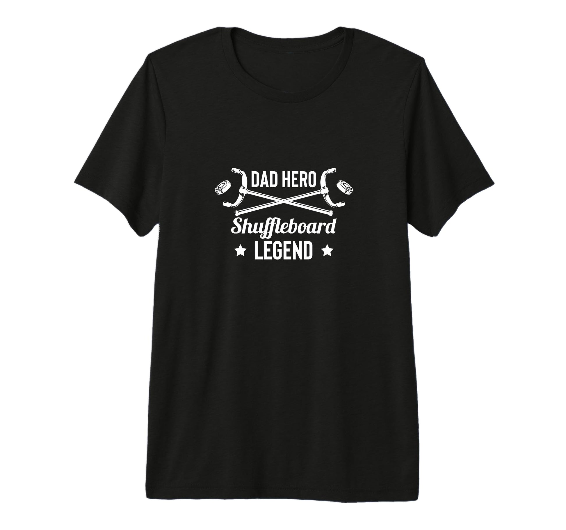 Mens Dad Hero Shuffleboard Legend T-Shirt - Novelty Apparel Men Women - T-Shirt, Sweatshirt, Hoodie