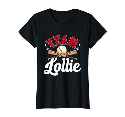 Team Lollie Mothers Day Baseball T-Shirt - Casual Everyday Wear for Adults - T-Shirt, Sweatshirt, Hoodie