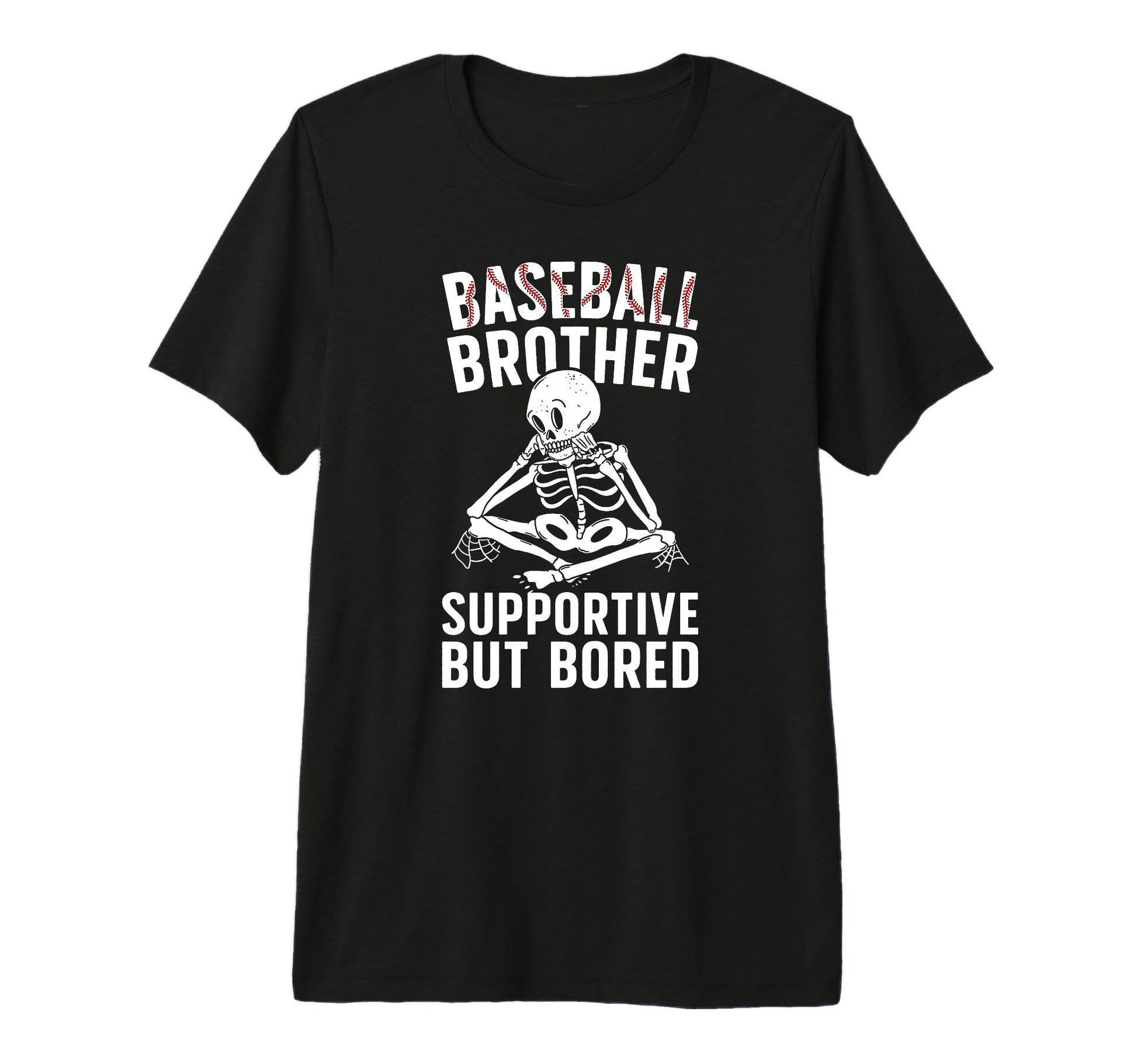 Baseball Brother Supportive Brother T-Shirt - Minimalist Print Men Women - T-Shirt, Sweatshirt, Hoodie