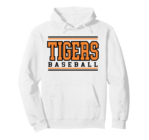 Tigers Baseball Mom Orange Tiger Pride Game Hoodie - Unique Graphic Unisex - T-Shirt, Sweatshirt, Hoodie
