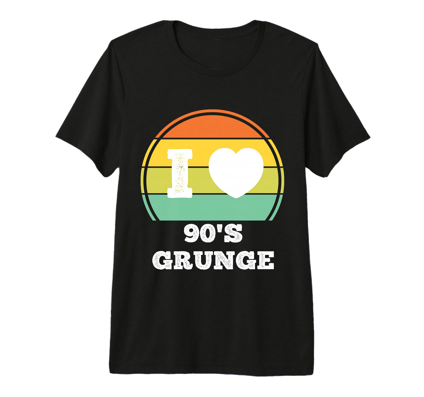 I Love 90S Grunge Rock Music Party T-Shirt - Graphic Print Men Women - T-Shirt, Sweatshirt, Hoodie