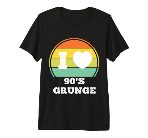I Love 90S Grunge Rock Music Party T-Shirt - Graphic Print Men Women - T-Shirt, Sweatshirt, Hoodie