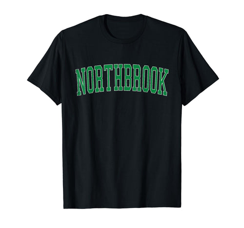Northbrook Oh Distressed Green Varsity T-Shirt - Minimalist Print Men Women - T-Shirt, Sweatshirt, Hoodie